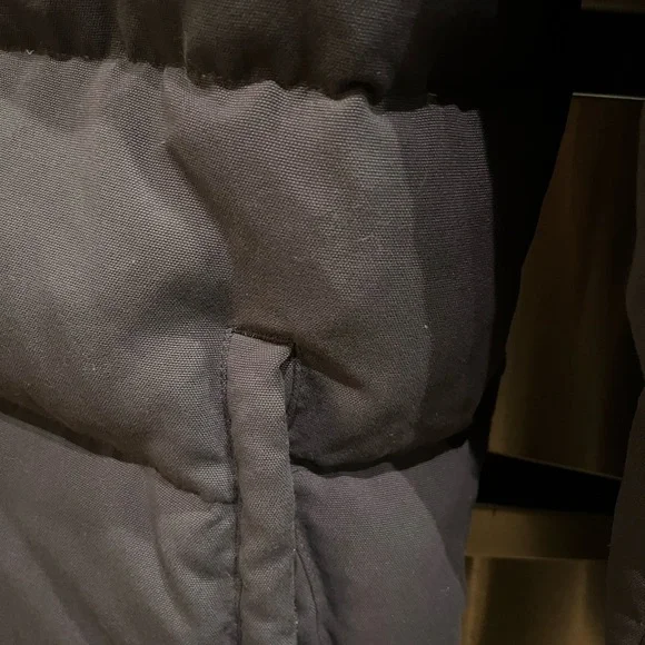 Patagonia Men's Bivy Two-Tone Blue Brown Puffer Jacket - Picture 7 of 9